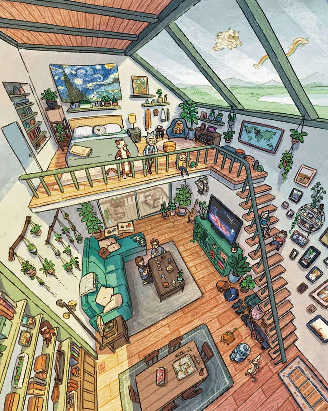 透视的原理都弄不懂,怎么能画好透视插画?