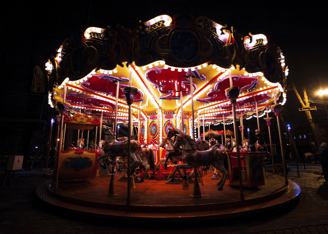 夜晚插画 浪漫 绮丽 璀璨 在这些插画里上演