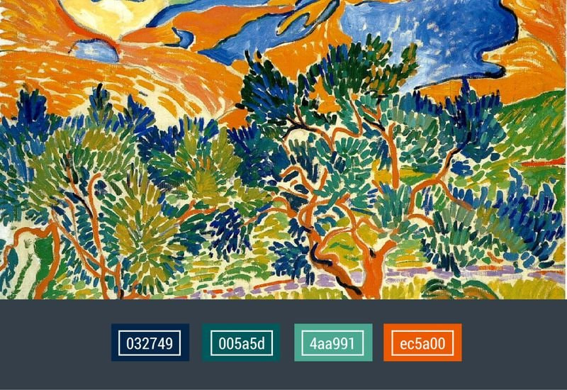 色彩灵感丨藏在世界名画中的大师级配色美学 