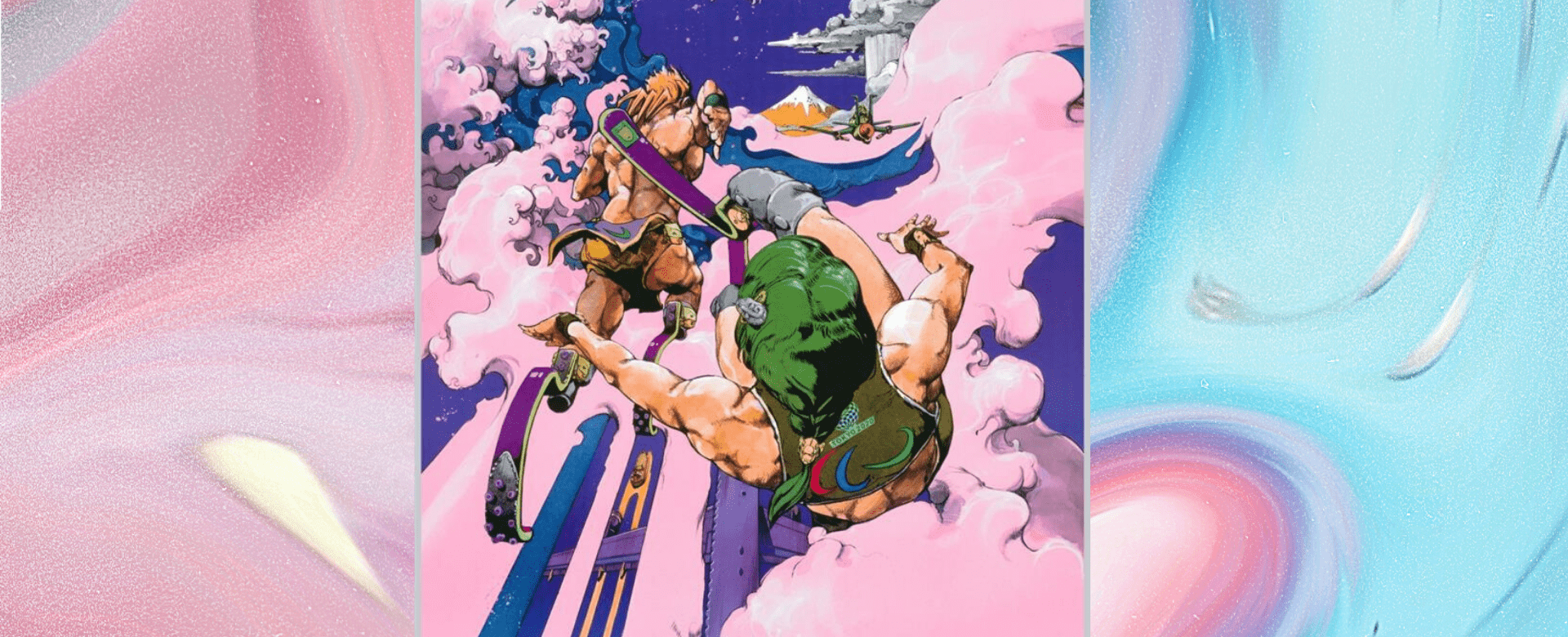 2020东京奥运会宣传海报来了,看荒木飞吕彦如何再现浮世绘